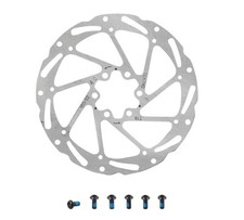 Tektro TR-52 6-bolt Bicycle Disc Brake Rotor 160mm with Mounting Bolts
