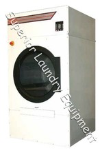Milnor MLG-122 Single Dryer, 120Lb, White, 208V, 3Ph, Gas, OPL, Reconditioned