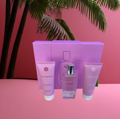 Comme Une Évidence Eau de Parfum Box 50 ml Duschgel Körpermilch Yves Rocher