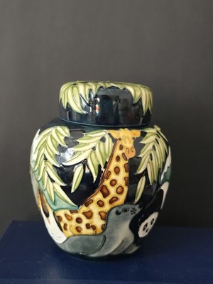 Rare MOORCROFT Collectors Club NOAH'S ARK Ginger Jar~ Ltd Edition~ Rachel Bishop