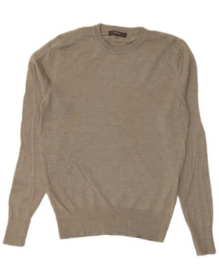 REPLAY Mens Crew Neck Jumper Sweater Large Grey Wool CB02