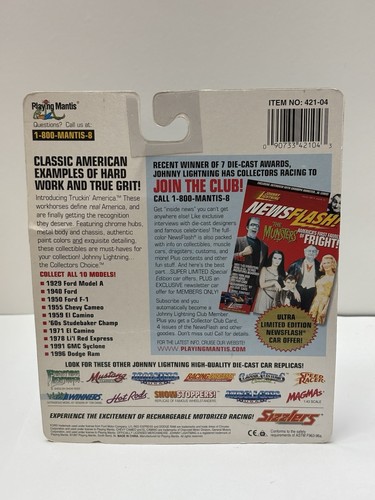 Johnny Lightning SYCLONE Truckin' America 1991 GMC Syclone BLACK 1997 Limited Ed - Picture 10 of 16