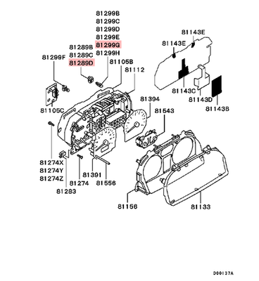 Bulb For Sppedometer X2 for Mitsubishi SHOGUN PININ PAJERO PININ
