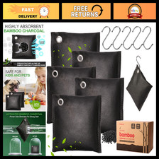 Activated Charcoal Odor Absorber Bags - Eliminate Strong Odors in Home, Car, Clo