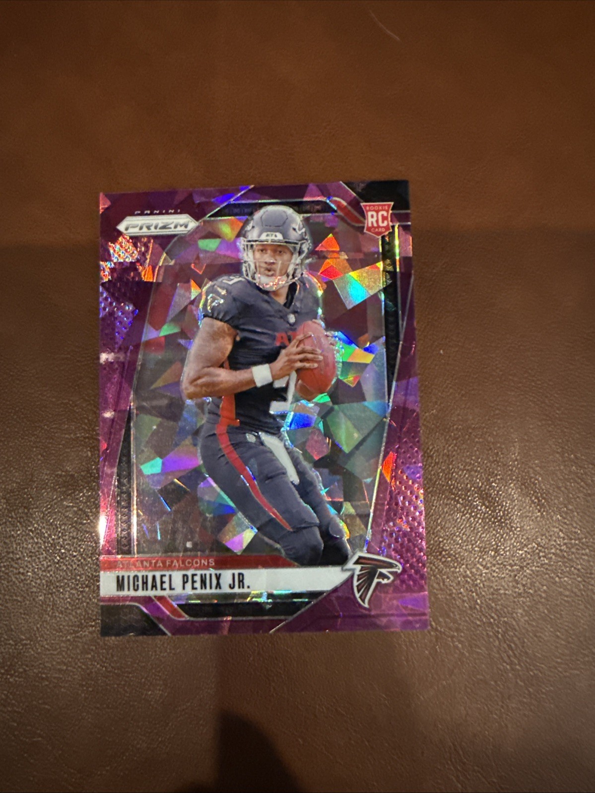 2024 Panini Prizm Michael Penix Jr #378 Purple Ice Prizm /225 Rookie Card