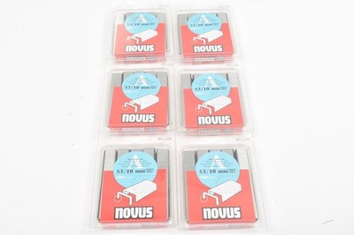 Novus 53/10mm Super Hart Klammern - 6000 Stück - Unbenutzt