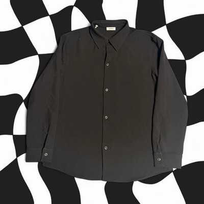 Sandro Paris long sleeve press-stud shirt