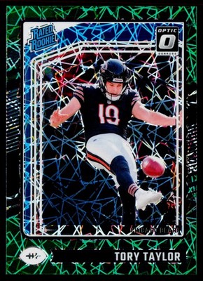 2024 Donruss Optic #278 Tory Taylor Green Velocity B7