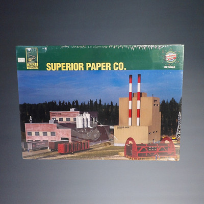 VINTAGE WALTHERS SUPERIOR PAPER CO. CORNERSTONE SERIES HO STRUCTURE KIT 933-3060
