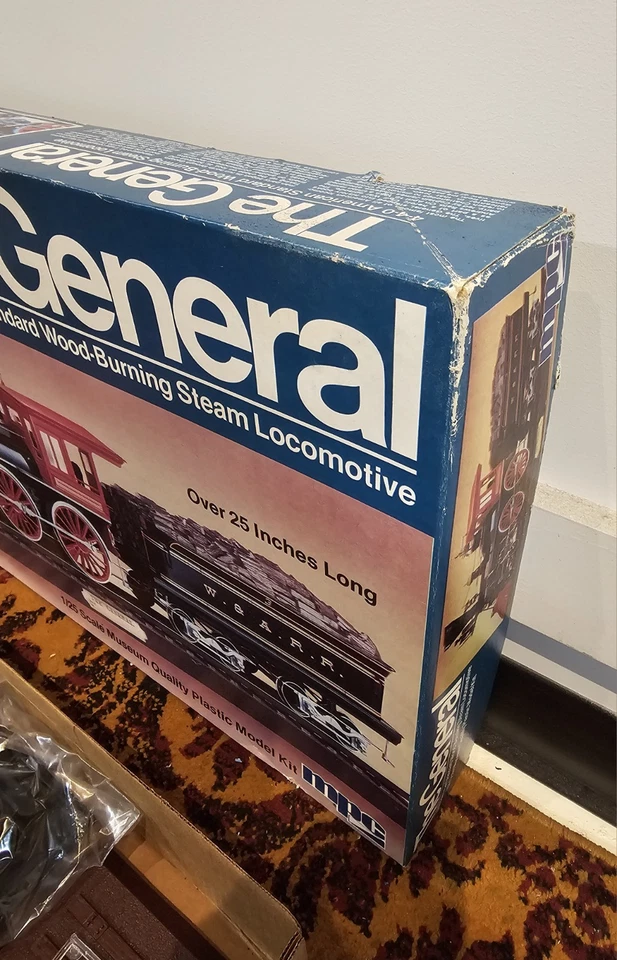 The General 4-4-0 Steam Locomotive MPC Plastic Model Kit - Image 4 of 4