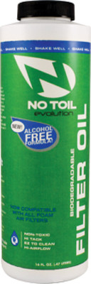 No Toil EVO Air Filter Oil EV101 16oz.