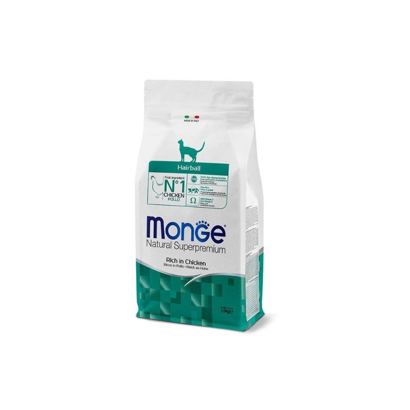 Monge cat hairball pollo 1,5kg