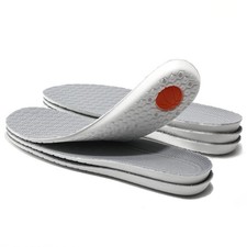 3 Pairs Premium Comfort Shoe Replacement Insole, Shock Absorption Elastic Cus...