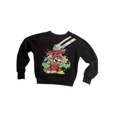 VINTAGE 1989 Rare NINTENDO SUPER MARIO BROS Nintendo Power Sweater Shirt Youth 6