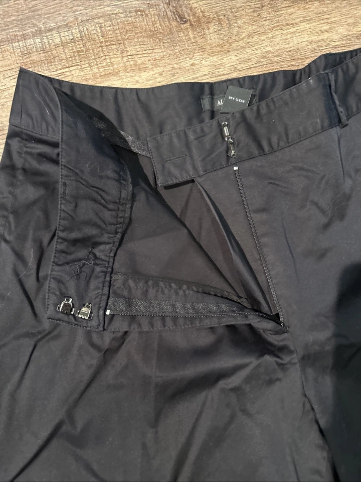 Alfa 8 Crop Jeans 8 黑色水钻装饰袖口弹力女式 — 第 2/4 张图片