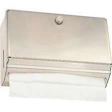 Bobrick ClassicSeries Horizontal Folded Paper Towel Dispenser Stainless Steel