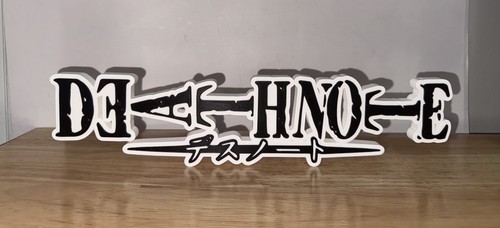 Death Note alternate 3D sign logo anime Japanese wall display magna series gift