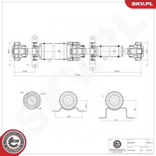 76SKV115 ESEN SKV ANTRIEBSWELLE FÜR VW 7H152...