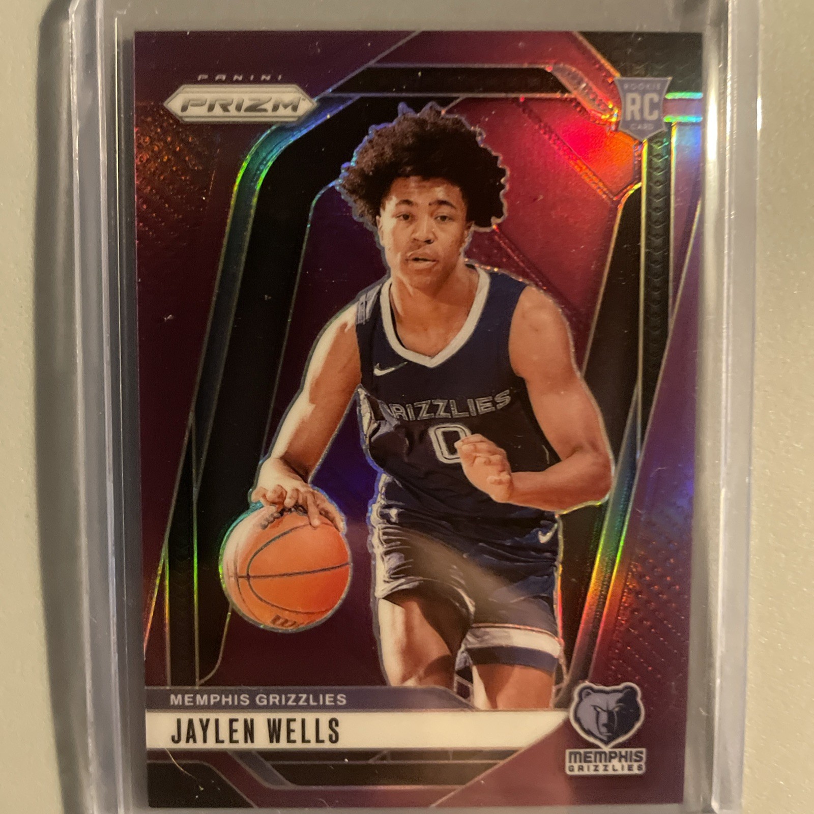 2024-25 Prizm Jaylen Wells Prizms Purple Rc #239 10/99 Memphis Grizzlies 🔥🔥