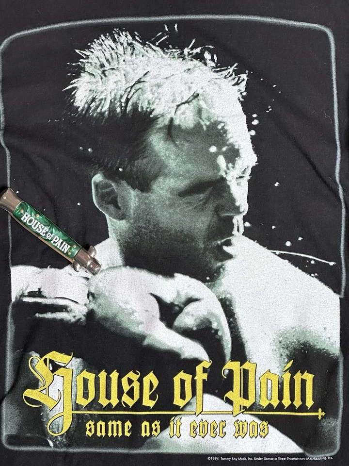 Camiseta vintage 1994 House of Pain Same As It Ever Was gira europea XL Foto 3 de 4