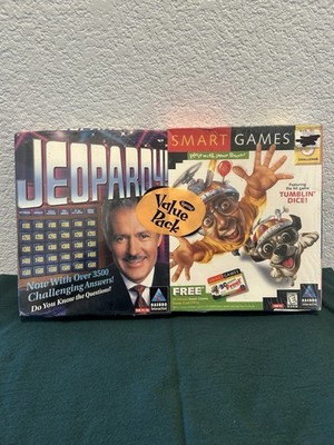 SMART GAMES PUZZLE CHALLENGE & Jeopardy Windows 11 10 8 7 Vista XP Install 2 Set