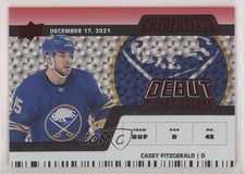 2022 Credentials Debut Ticket Access Horizontal Red 268/299 Casey Fitzgerald bg9