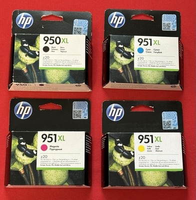 Original HP 950XL, 951XL Patronen je 1x Black, Yellow, Mag., Cyan Multipack