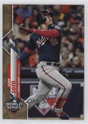 2020 Topps World Series Highlights Gold 765/2020 Juan Soto #6 1j86