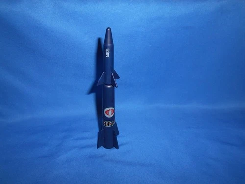 1985 GI JOE ARAH COBRA BUNKER 3 PIECE ROCKET MISSILE PART ACCESSORY