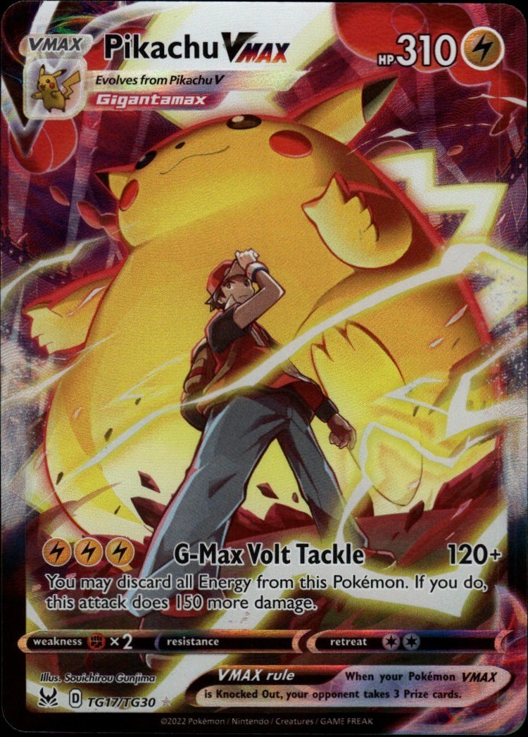 Pikachu VMAX Ultra Rare SWSH11: Lost Origin Trainer Gallery TG17
