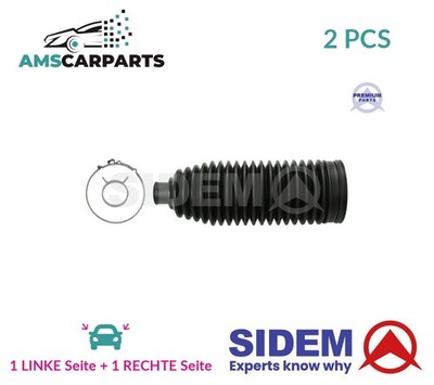FALTENBALGSATZ LENKMANSCHETTE VORNE 307330 SIDEM 2PCS NEU OE QUALITÄT
