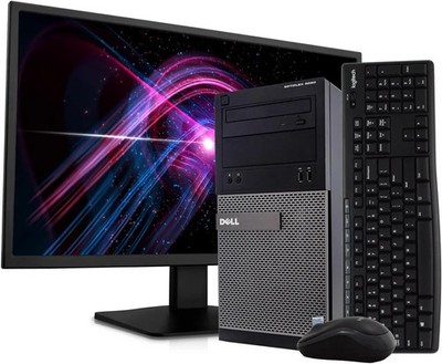 Dell Desktop PC i5, up to 32GB RAM, 3TB SSD, Windows 11/10, WiFi + BT, DVD-RW