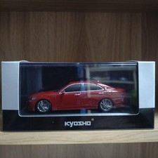 Kyosho 1/43 Toyota Crown Hybrid Athlete S Black Style Dark Red Lowered