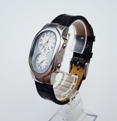 Men's TRAVELER Watch PHILIP STEIN ''Teslar''. Dual Time