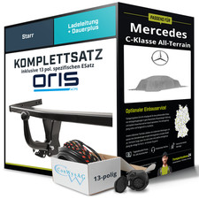 Für MERCEDES C-Klasse All-Terrain S206 Anhängerkupplung starr +eSatz 13pol 21-