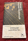 Vintage 1970 John Deere advertising farmers notebook Sandusky Michigan — photo 1