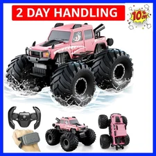 Waterproof Monster Truck Toys RC Cars 1:16 Amphibious Remote Control Car Truc...