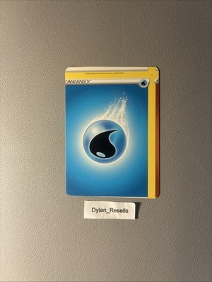 2023 Pokémon Water Energy NFC MISCUT Rare Error Card Off-Center Print  