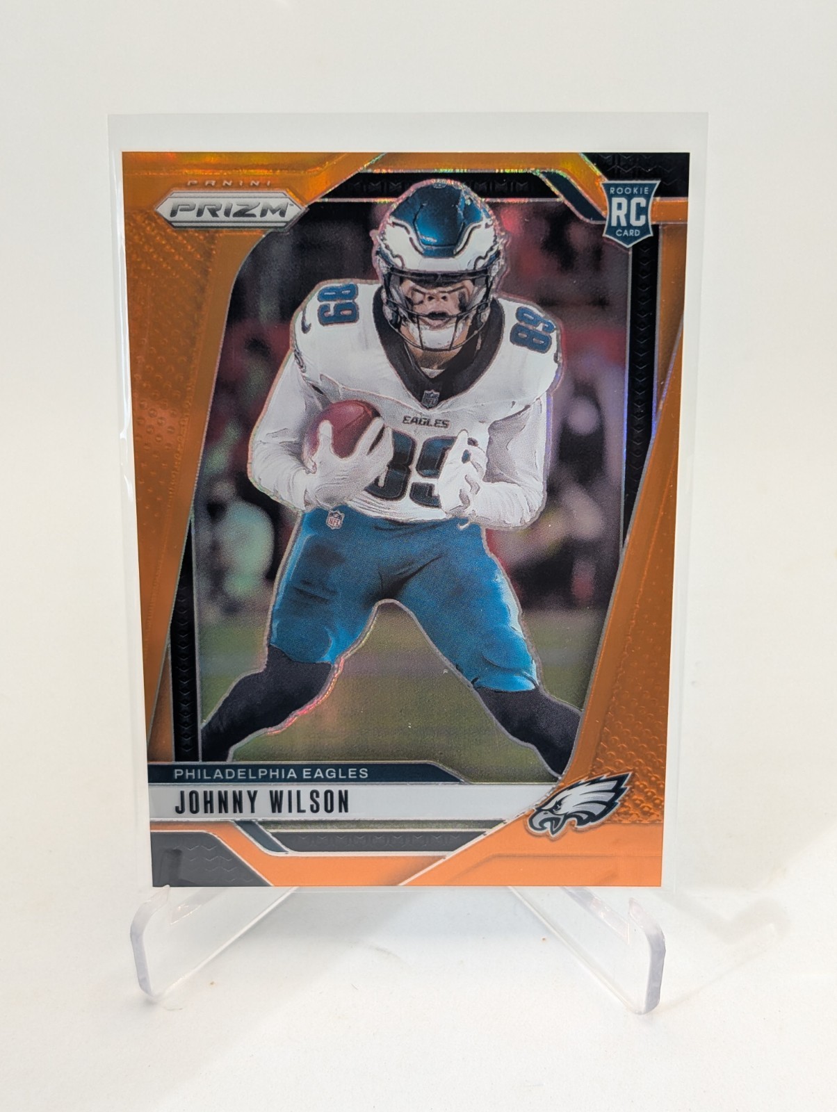 2024 Panini Prizm - Rookies Johnny Wilson #355 Orange Prizm /249 (RC)