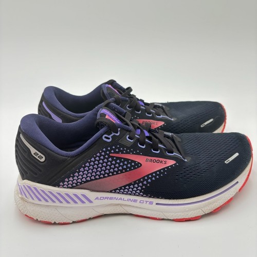 Brooks Adrenaline GTS 22 schwarz lila Laufschuhe 1203531B080 Damengröße 9