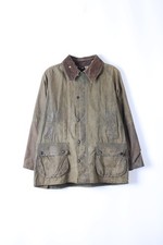 Barbour Bedale Wax Jacket Green C42 Medium Large