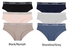 NWT Women's Calvin Klein 3 Pack Hipster Underwear Size L