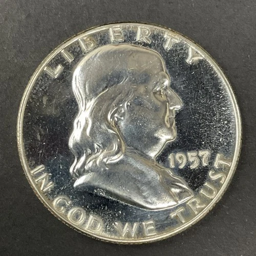 1957 Proof Franklin Half Dollar 90% Silver