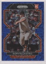 2022 Panini Prizm Blue Donut Circle Prizm 11/199 Kervin Castro #34 00gy