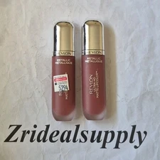 Revlon Ultra HD Metallic Matte Lip Color Liquid Lipstick 705 Shine PACK OF 2
