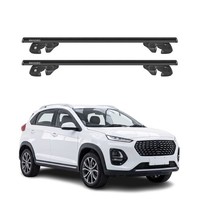 DachträGer GrundtäGer FüR DR 3 2018-2026 Aluminium 90Kg TÜV Schwarz 2Tlg