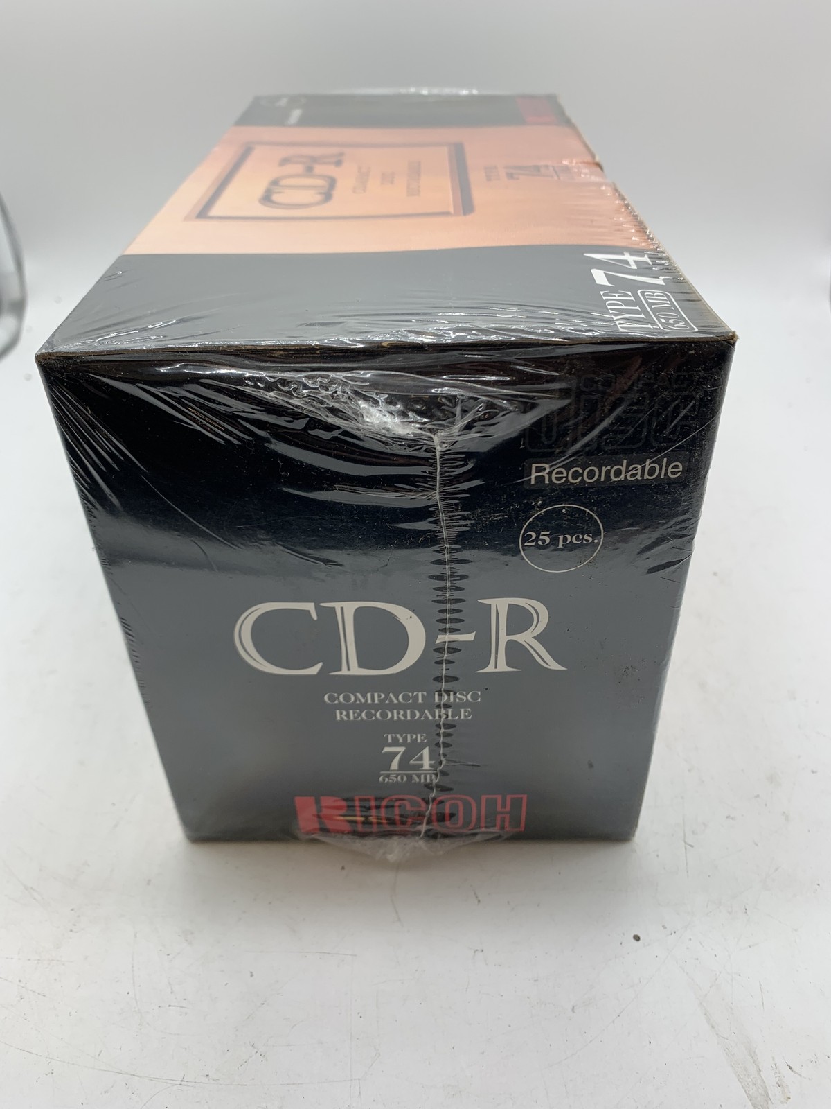 25 Pack Box Ricoh CD-R Type 74 Recordable 650MB Compact Disc New Sealed FREE S/H
