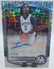 JASPER JOHNSON 2025 BOWMAN CHROME PROSPECT BASKETBALL SPECKLE 1ST #134/299 AUTO