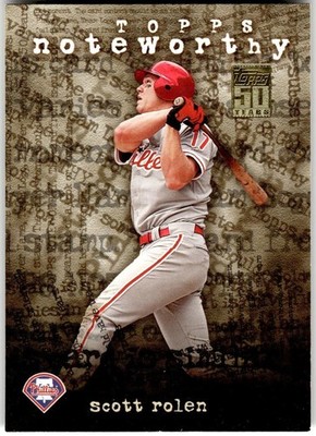 2001 Topps #TN21 Scott Rolen Noteworthy