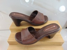 Naturalizer Brown SOFT LEATHER Mule Sandal 6.5 M